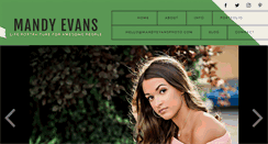 Desktop Screenshot of mandyevansphoto.com